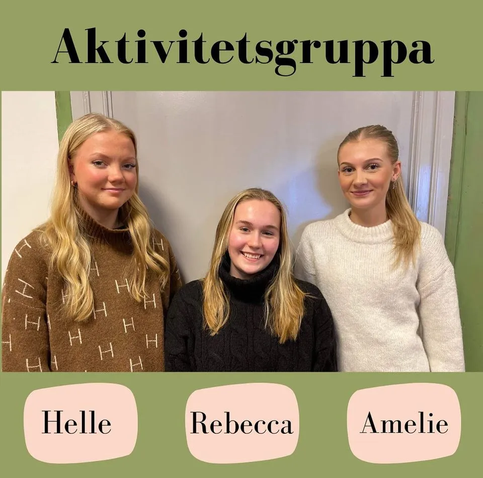 Aktivitetsgruppa: Helle, Rebecca og Amelie